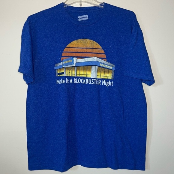 Blockbuster T-shirt Make it a Blockbuster Night Size Large - Picture 8 of 8